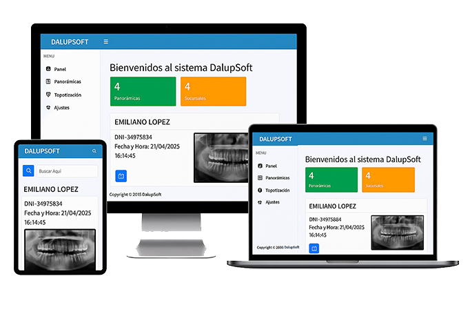 Dashboard Dalupsoft en Tablet y PC